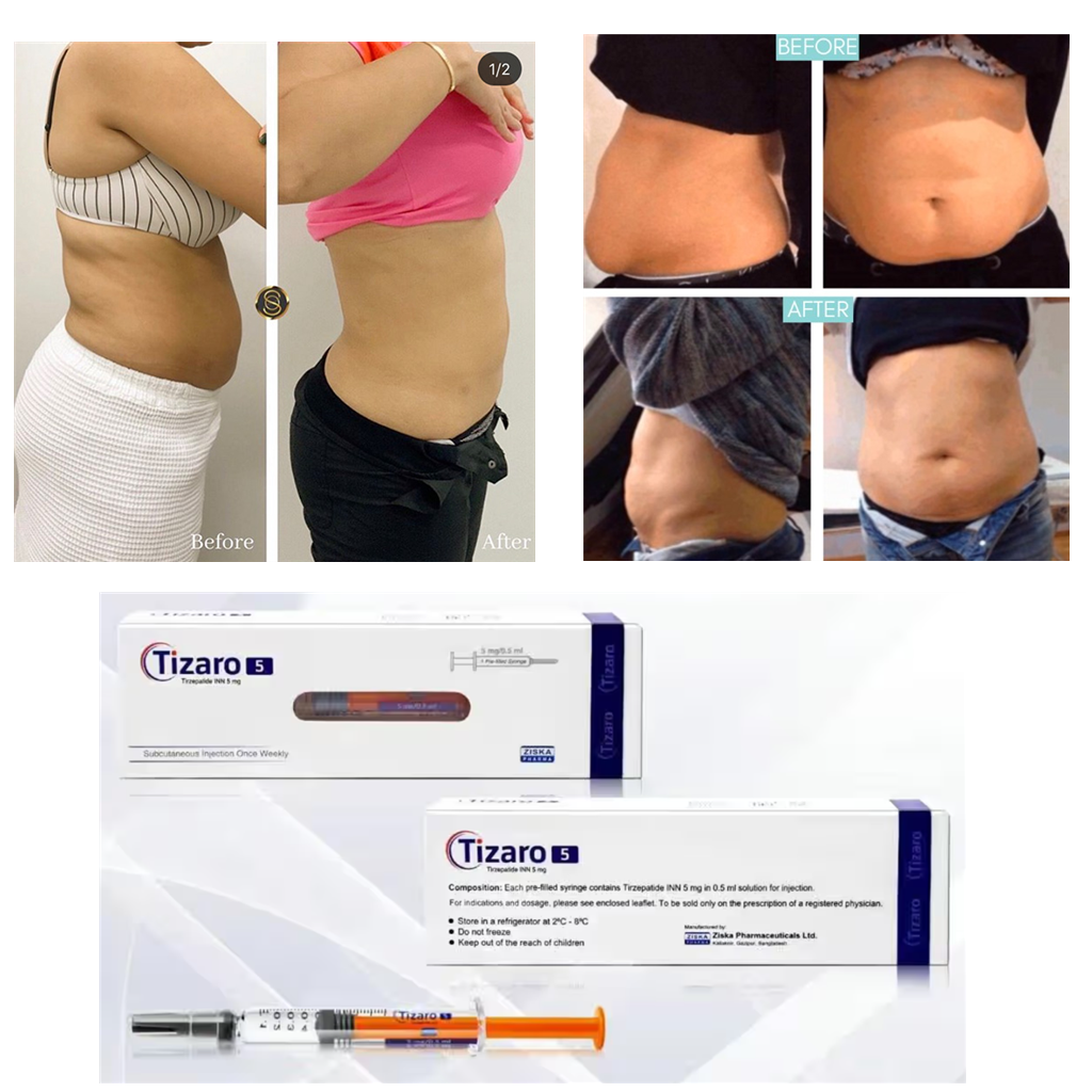 Tizaro 2.5mg pre-filled syringe and packaging