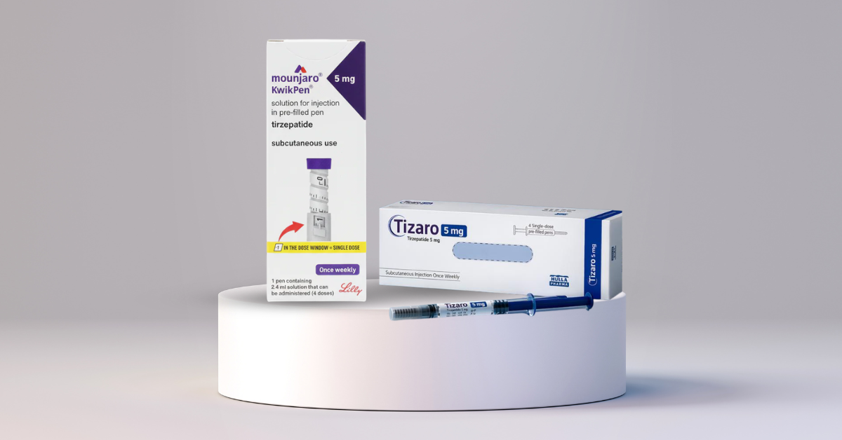 Tizaro 15mg pre-filled pen and packaging